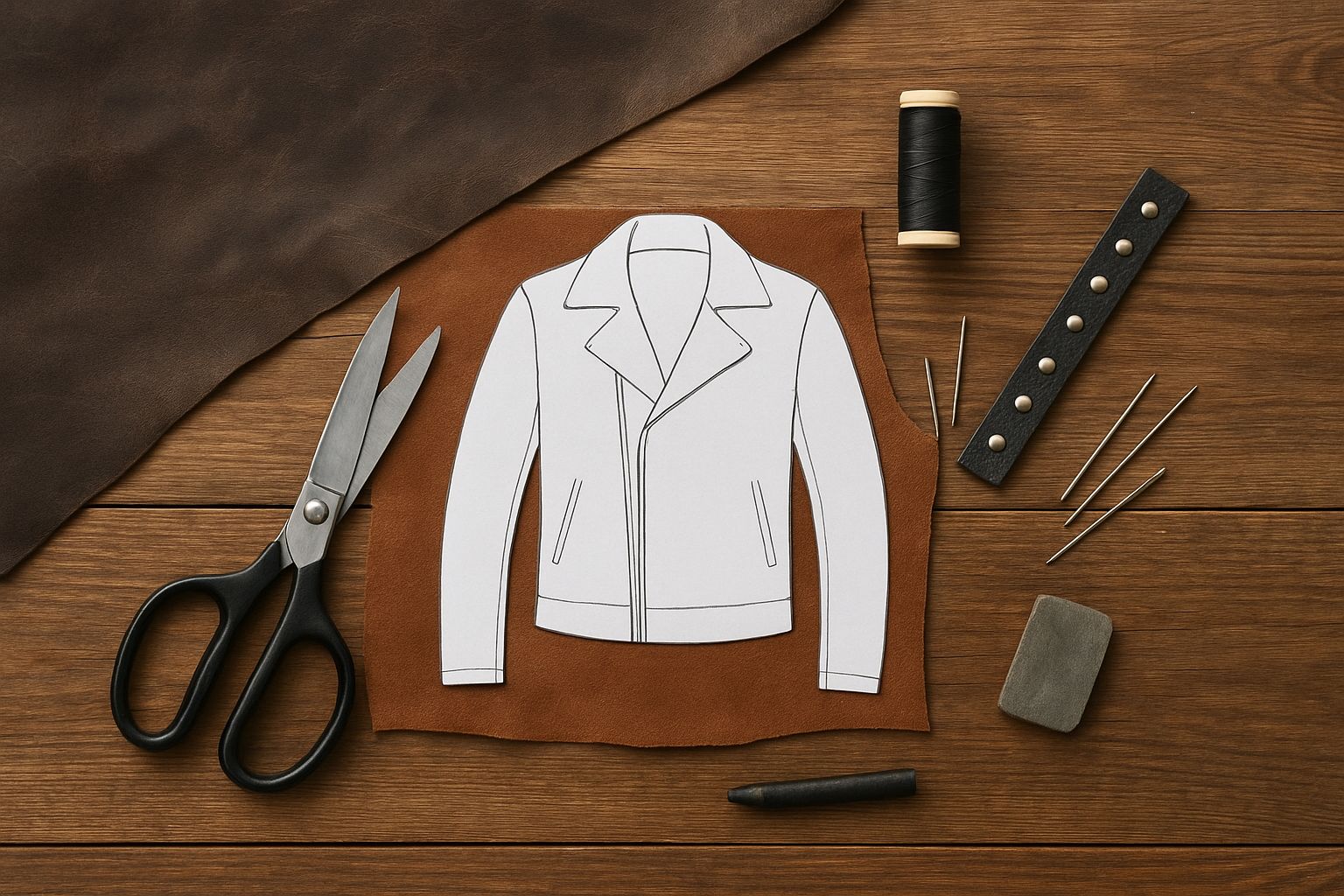 How to make your first leather jacket from scratch